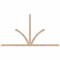 Ekena Millwork Richland Smooth Timber Gable Bracket, Douglas Fir, 108"W x 58"H x 1 1/2"D x 3 1/2"F, 13/12 Pitch GBW108X58X0204RIC00SDF - alternate 1